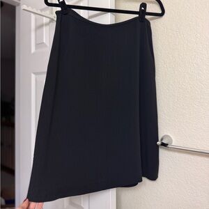 VTG Adrienne Vittadini Collection Black Crepe Skirt